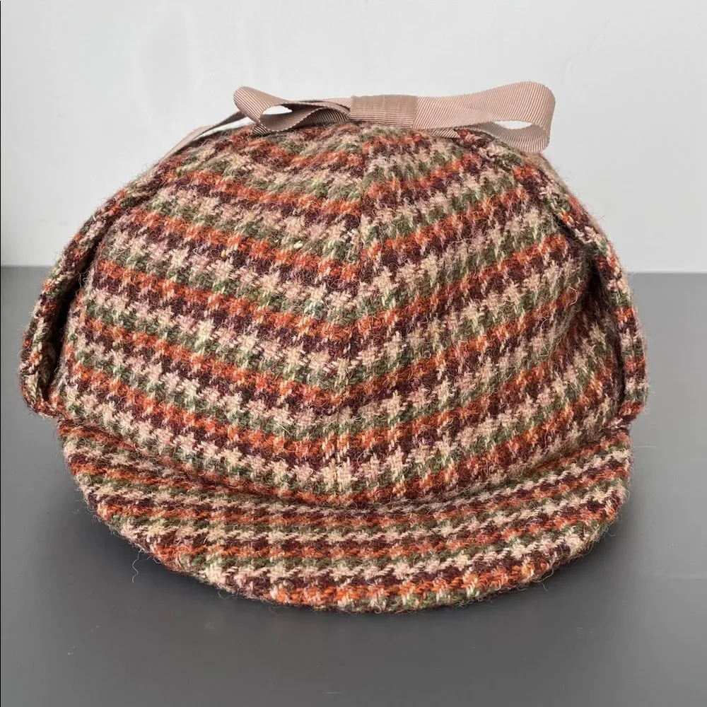 Vintage Tweedmill Wool Deerstalker 'Sherlock Holmes' Hat British-mad Unisex